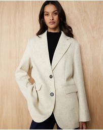 Atmos&Here - Koa Oversize Textured Blazer