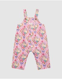 Fleur Harris - 'Bunnies & Bows' Gracious Overall in Pink