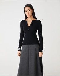 Forcast - Janice A-Line Ponte Skirt