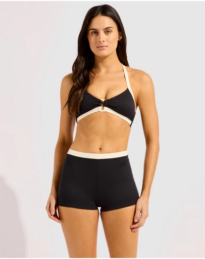 Seafolly - Band Wave Multi Fit Trim Front Bralette