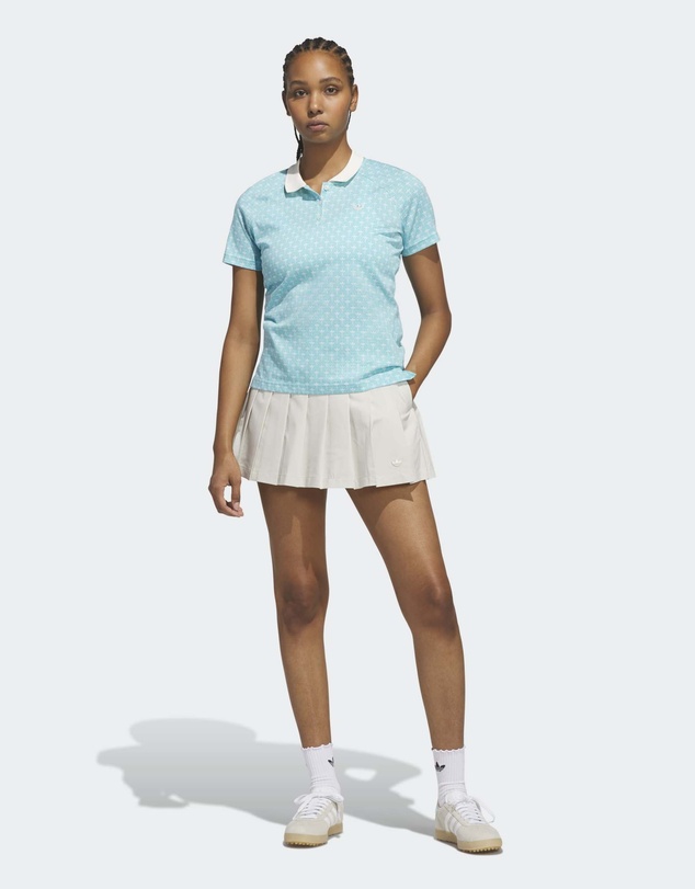 adidas Originals - Originals All Over Trefoil Polo Shirt Womens