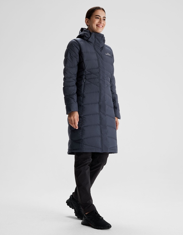 Kathmandu - Winterburn Down Puffer 600 Fill Longline Warm Winter Coat
