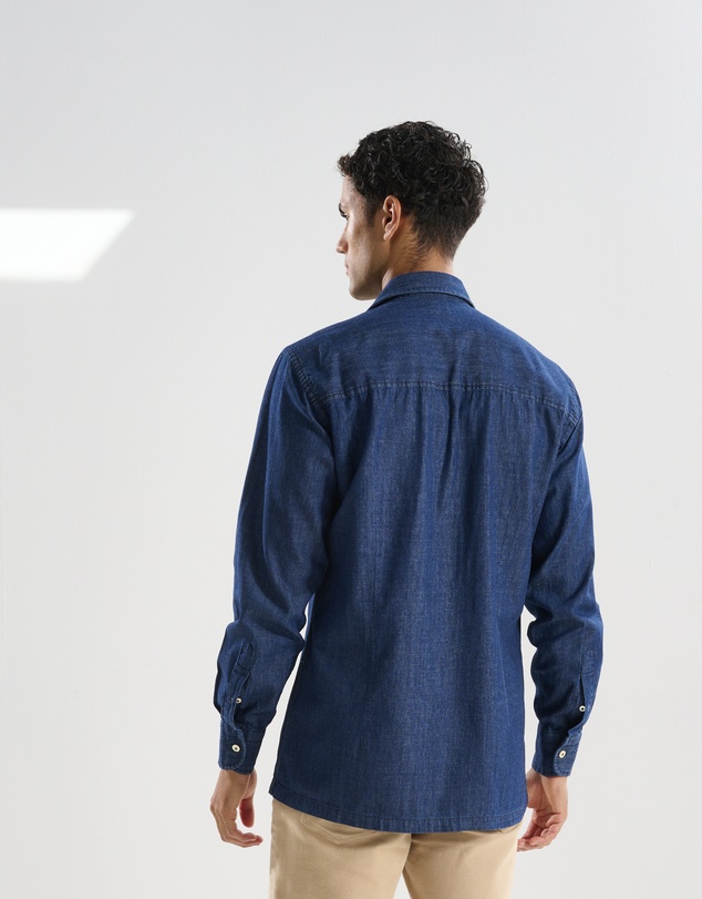 3 Wise Men - 3 Wise Men Frontier Denim Utility Shirt