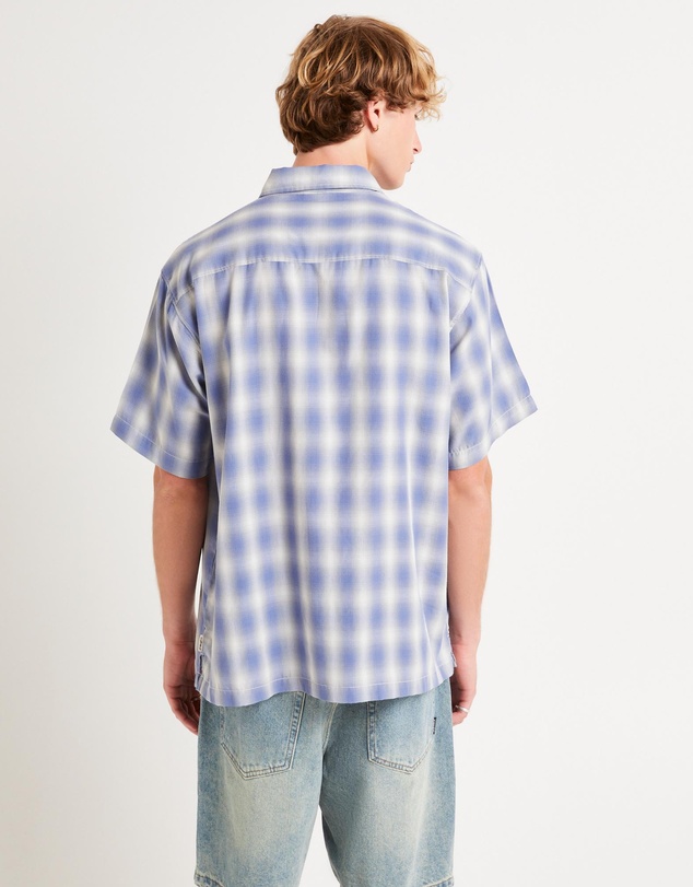 Insight - Dazed Ombre Check Shorts Sleeve Shirt
