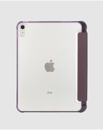 Tucano - Tucano Satin Folio Case Plum for iPad 10th Gen 10.9 2022 with Pencil Holder and Stand