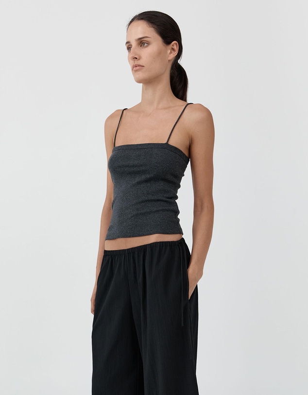 St. Agni - Organic Cotton Square Neck Camisole