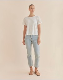 Amelius - Coogee Linen Crew Neck Tee