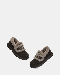 EVERAU - Australian Shepherd Ugg Rilee Loafer Cow Suede Upper House Shoes