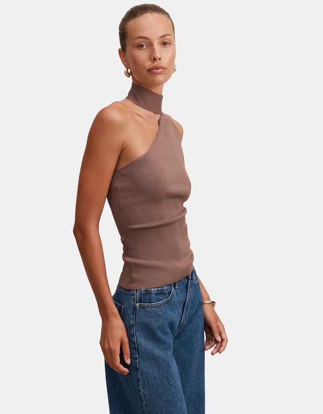 Forever New - Isla Scarf Knitted Top