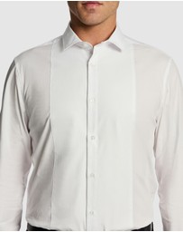 yd. - Tuxedo Slim Fit Stretch Dress Shirt