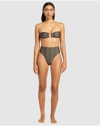 JETS - Urban Geo Bandeau Bikini Top