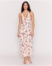 MINKPINK - Anaise Halter Maxi Dress