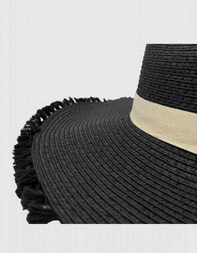 Jacaru - Jacaru 1868 Wide Brim Ladies Hat Black