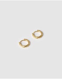 Arms Of Eve - Kira Gold Hoop Earrings - Mini