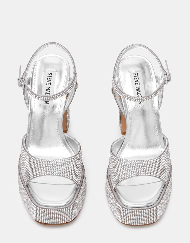 Steve Madden - Miliana-RHS rhinestone platform heel