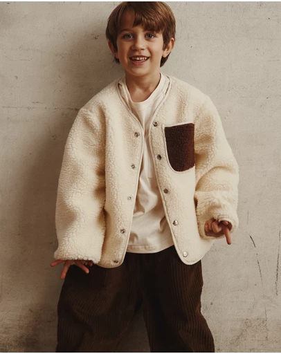 Alfred - Margot Shearling Jacket I Natural