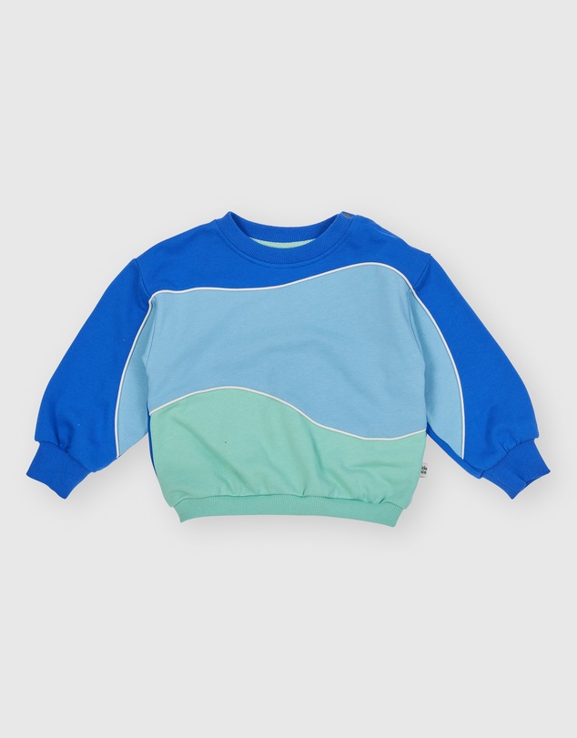 Goldie + Ace - Nash Piped Panel Sweatshirt - Babies-Kids