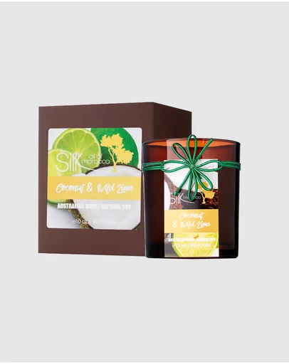 Silk Oil of Morocco - Coconut & Wild Lime Natural Soy Candle