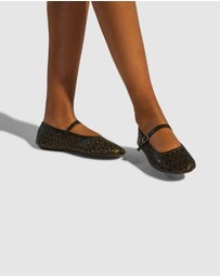 Rollie - Ballet Mary Jane Laser Flat