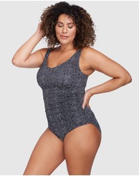 Artesands - Zig Zag Black Raphael E/F Underwire One Piece