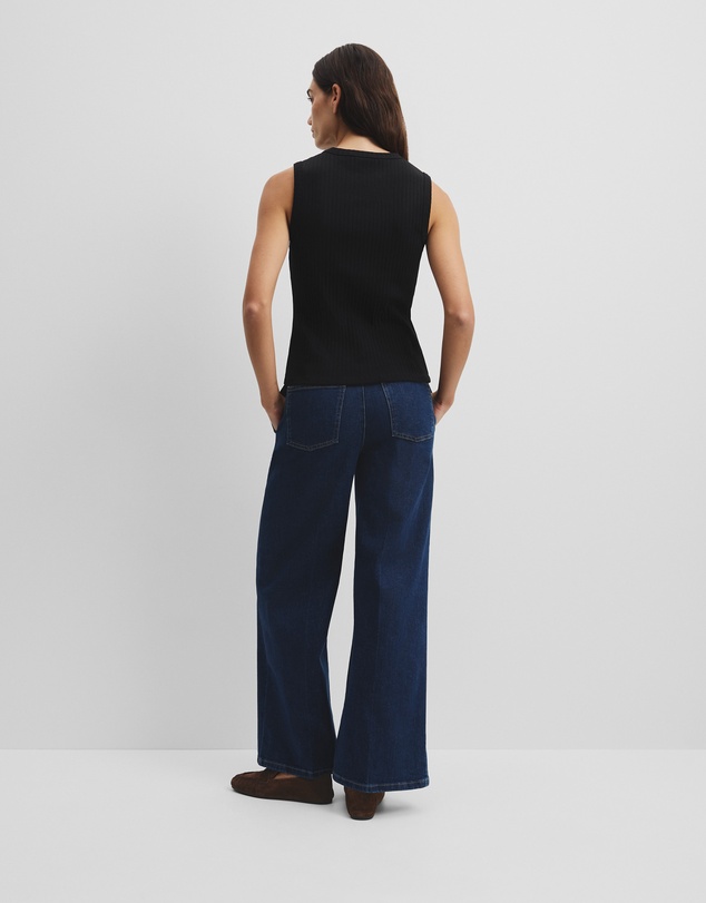 Country Road - Australian Cotton Blend Fitted Rib Tank