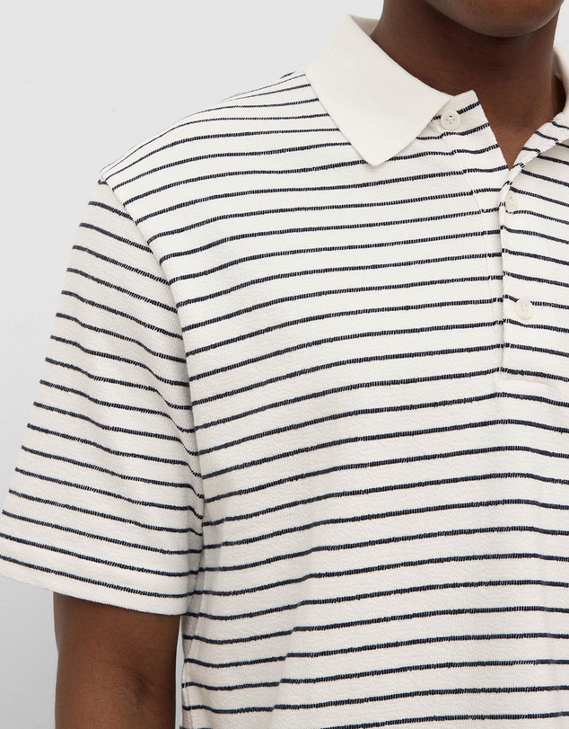 Assembly Label - Volley Stripe Short Sleeve Polo