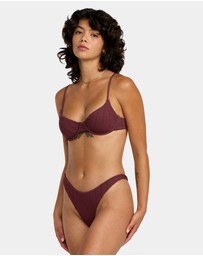 RVCA - Womens Chevy Gro Bikini Bottom