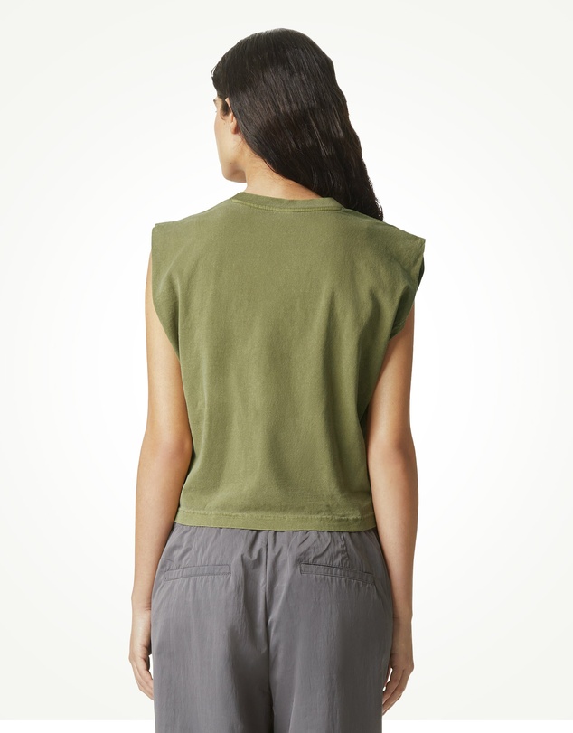 American Apparel - Heavyweight Garment Dyed Women's Muscle T-Shirt
