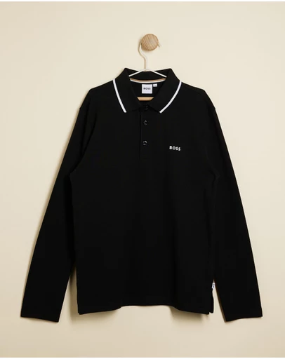 BOSS - Long Sleeve Polo - Kids-Teens