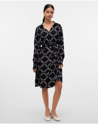 Vero Moda - Brina Printed Midi Dress