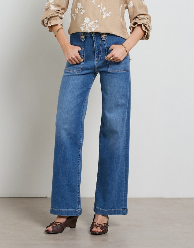 DRICOPER DENIM - Sherry Long Wide Straight Leg Jeans