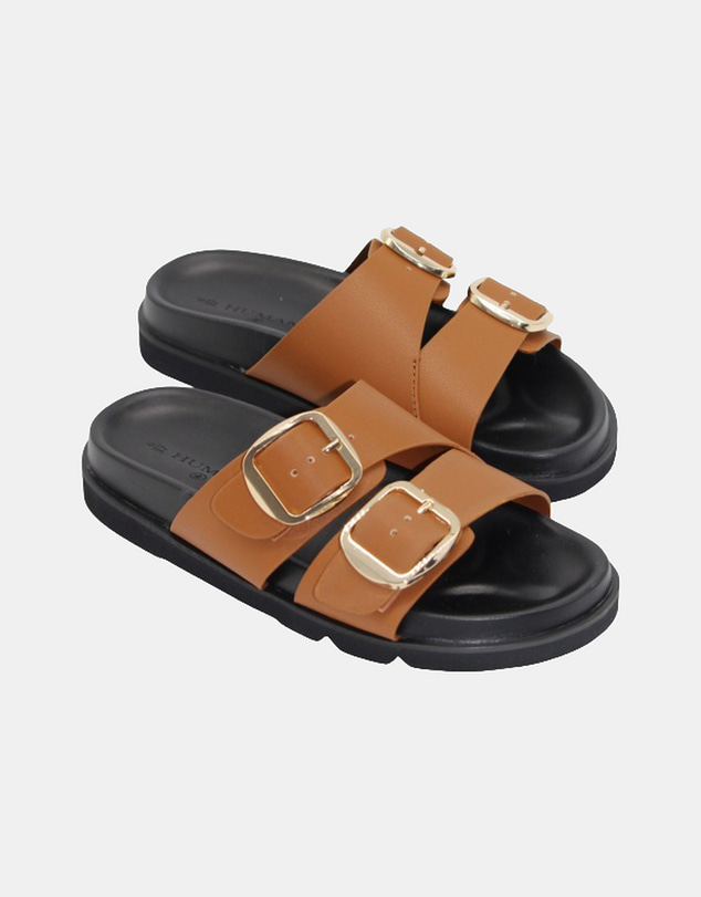 Human - Women's Ruby Slide Sandals Tan
