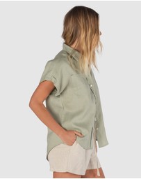 CAMIXA - CAPRI Short Sleeve Linen Shirt