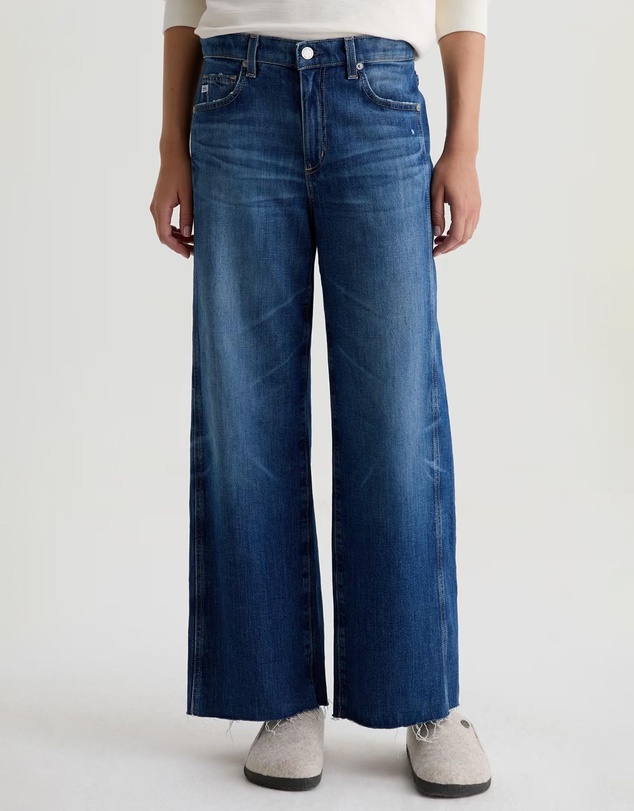 AG Adriano Goldschmied - Saige Wide Leg Crop Jeans