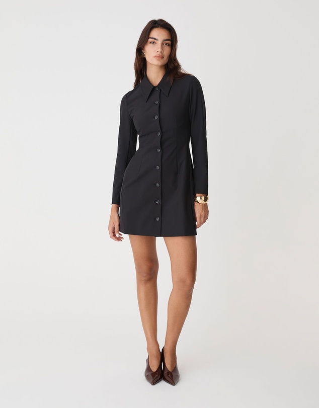 Forcast - Thea Button Mini Dress