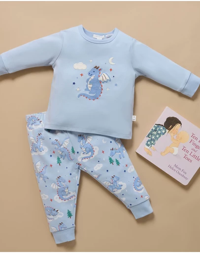 Purebaby - Thick PJ Set -Kids-Babies