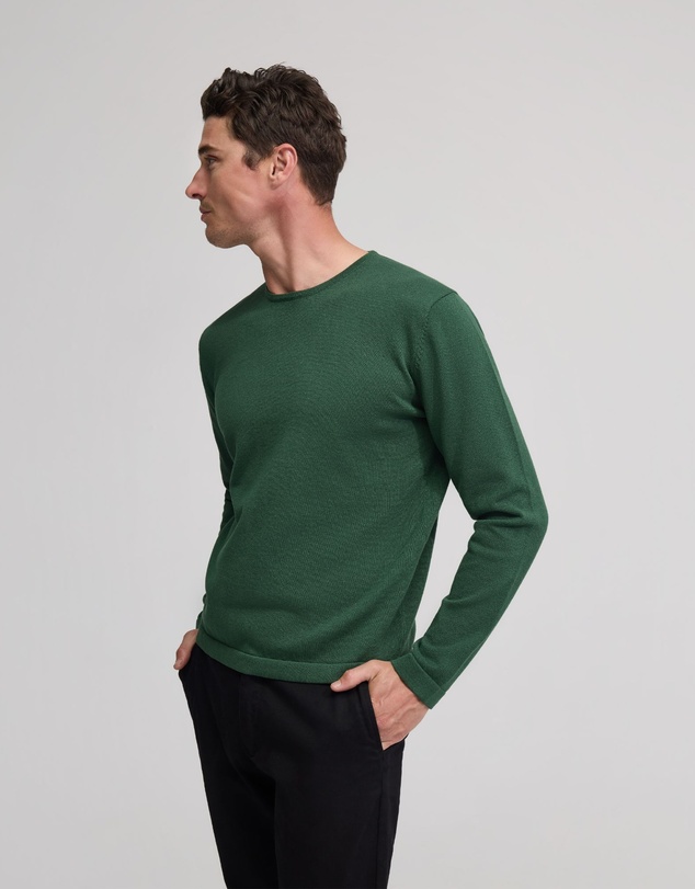 Oxford - Nico Cotton Crew Neck