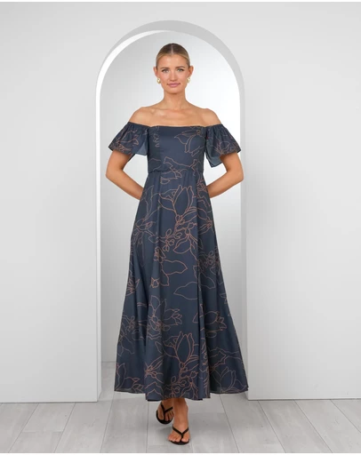 Pilgrim - Savannah Off Shoulder Gown