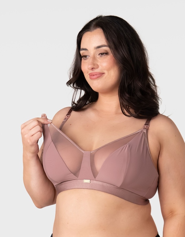 Hotmilk Maternity Lingerie - Flawless Full Cup Plunge Nursing Bra - Wirefree
