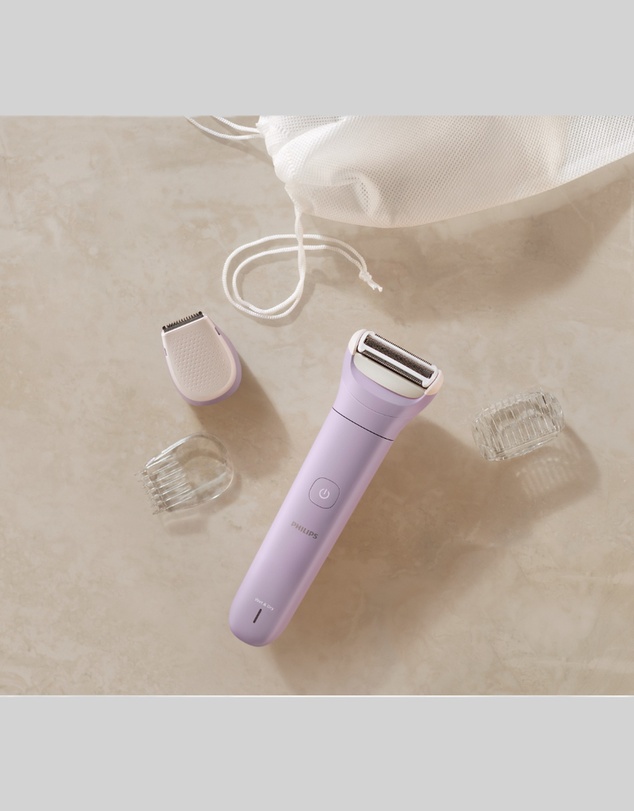 Philips - Philips Lady Shaver Series 6000, 4 accessories Purple