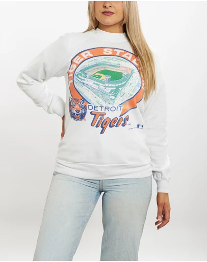 Vintage by The Real Deal - Pre Loved - 1989 MLB Detroit Tigers Sweatshirt
