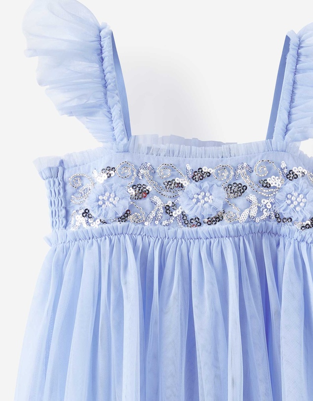 Cotton On Kids - Floral Flutter Sleeve Dress Up Dress