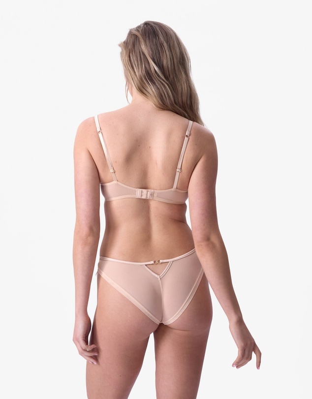 Bras N Things - Enchanted Sonali High Leg Brazilian Knicker - Gold