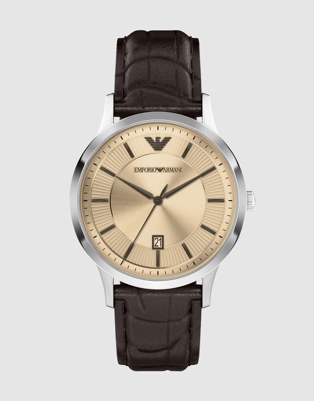 Emporio Armani - Brown Analogue Watch