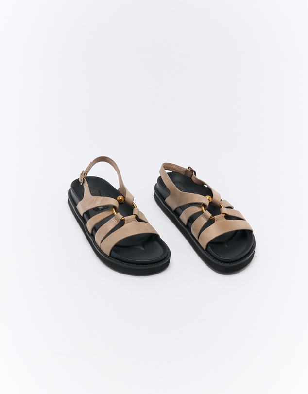 Walnut Melbourne - Dulce Leather Sandal