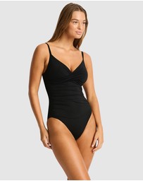 Sea Level Australia - Essentials Edit Cross Front Scoop Back One Piece