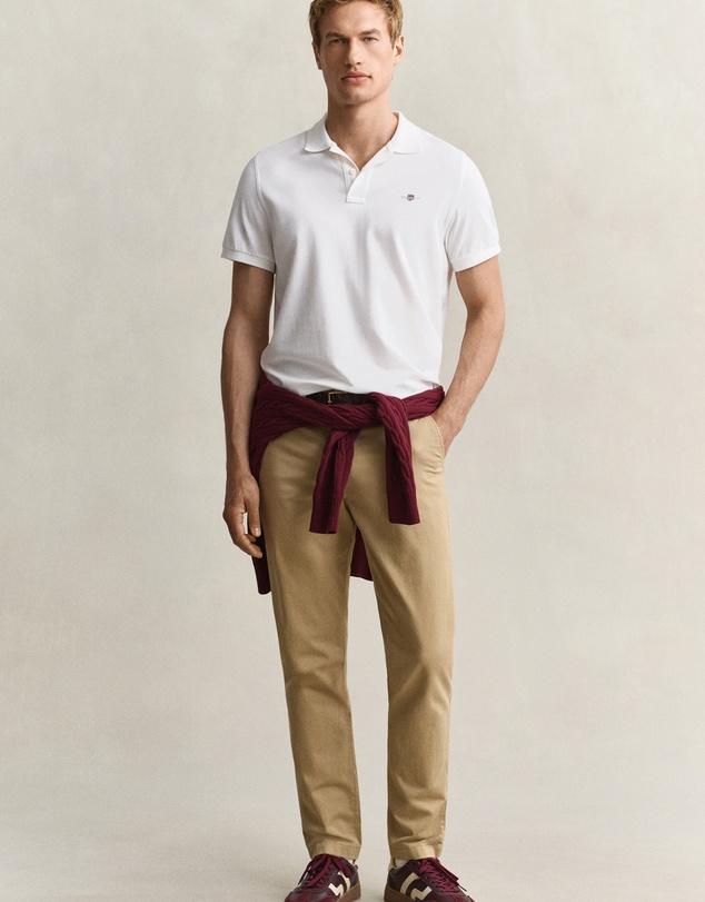 Gant - Regular Fit Shield Piqué Polo Shirt