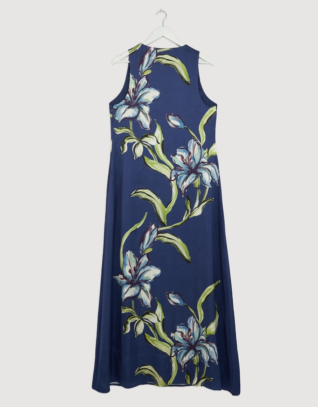 Revibe - Repaired AERE Allona V-Neck Maxi Dress - AU 14