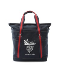 Pre-Loved by Azura Reborn - Pre-Loved Canvas Crest-Print Sherry Line Tote
