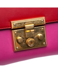Pre-Loved by Azura Reborn - Pre-Loved Medium Bicolor Leather Padlock Shoulder Bag